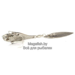 Вращающаяся блесна Kosadaka Barracuda Silver 8 (75мм,8 гр)