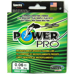 Шнур Плетёный  Power Pro 135м Moss Green 0,06 — 3кг