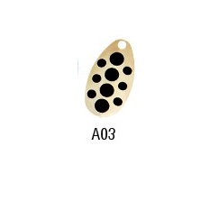 Вращающаяся блесна Akara  Lite Series Spin Bee 1 (3.5гр) цвет A03