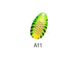 Вращающаяся блесна Akara Lite Series Coin 1 (3гр) цвет A11