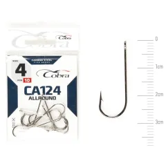           Крючки Cobra ROUND сер. CA124 разм. 004 10шт.  (C100N)