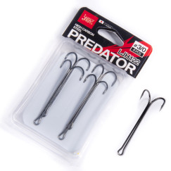           Крючки-двойники Lucky John PREDATOR сер.LJH122 разм.004/0 4шт.
