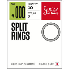           Кольца заводные LJ Pro Series SPLIT RINGS 07.6мм/07кг 7шт.