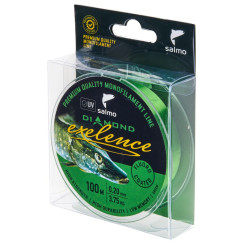           Леска моно. Salmo Diamond EXELENCE FLUORO COATED  Green 100/020