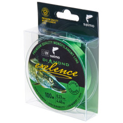           Леска моно. Salmo Diamond EXELENCE FLUORO COATED  Green 100/023