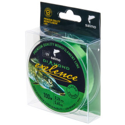           Леска моно. Salmo Diamond EXELENCE FLUORO COATED  Green 100/026