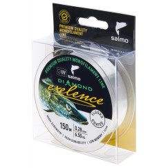          Леска моно. Salmo Diamond EXELENCE FLUORO COATED Clear 150/028
