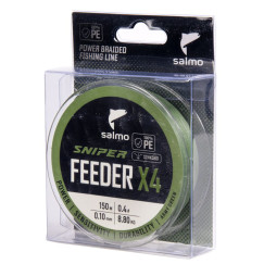 Леска плет. Salmo Sniper х4 FEEDER BRAID Army Green 150/010