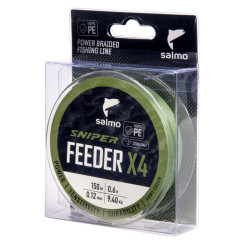 Леска плет. Salmo Sniper х4 FEEDER BRAID Army Green 150/012