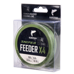 Леска плет. Salmo Sniper х4 FEEDER BRAID Army Green 150/014