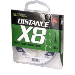           Шнур плет. Feeder Concept Distance х8 BRAID Dark Green 150/010
