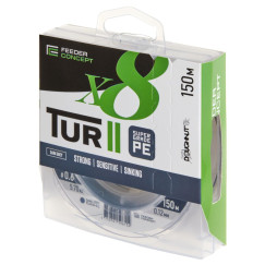          Шнур плет. Feeder Concept Tur II х8 BRAID Dark Grey 150/012