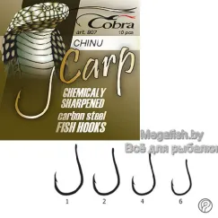          Крючки Cobra CARP CHINU сер.807NSB разм.004 10шт.