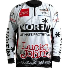           Футболка Norfin/Lucky John белая