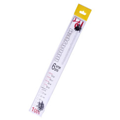           Поводки флюорокарбон LJ оснащ. вертл. и застеж. 18кг 20см 6шт.