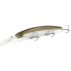Воблер DEPS Balisong minnow 130SF LongBill #09 Half Mirror Wakasagi