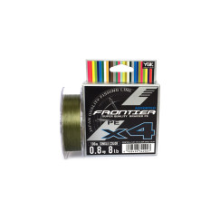 Шнур YGK Frontier Assorted x4 100m (болотный) #2.5/0.260mm 25lb/11.3kg