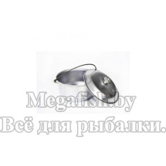 Котел литой алюминиевый с крышкой 6.0л