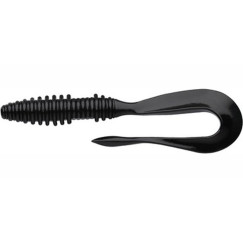 Силикон Keitech Mad Wag Mini 2.5" #001S Black