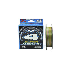 Шнур YGK X-Braid Super Jigman X4 200m #0.6/0.128мм 12Lb/5.4кг