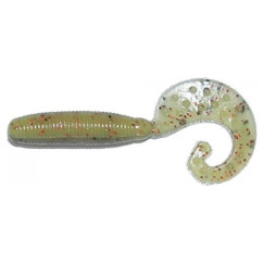 Силикон Reins Fat G Tail Grub 2.0'' #B09 Smoke Mustard