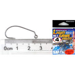 Крючки офсетные Decoy Light Game Hook MG-3 №4 (12шт в уп)