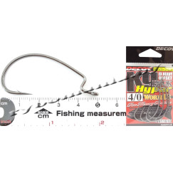 Крючки офсетные Decoy Worm 13 Kg Hyper #4/0 (4шт в уп)