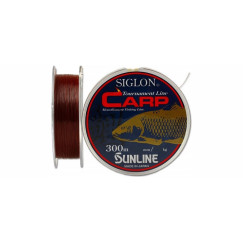 Леска Sunline Siglon Carp 300m #3.5/0.330mm 7,4kg ц: мат.красно-корич.