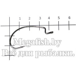 Крючок Decoy  Kig Hook Worm 17 №3/0