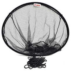 A96-1   Подсачек для высокого берега, прорезиненная сеть диаметр 80см глубина 60 см, складной, в чехле