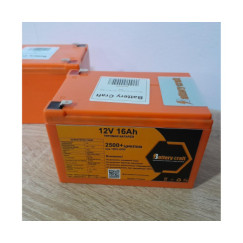 Аккумулятор BatteryCraft Lifepo4 12V 16Ah BMS 30 A