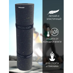 Коврик туристический ISOLON Decor Калейдоскоп 1800х600х8 т.сер