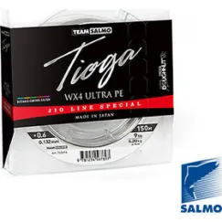 Шнур плетёный Team Salmo TIOGA Multi Colour 150m Диаметр: 0.13mm. / 4.20 kg.