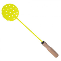 Черпак для льда (порошково-окрашенный) с деревянной ручкой. ​