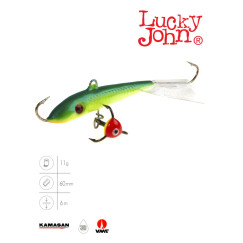 ​Балансир Lucky John Fin 4 (11гр, 4см) с тройником 29