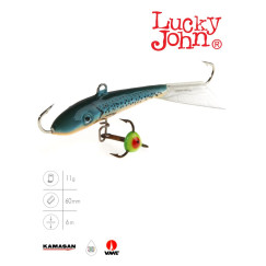 ​Балансир Lucky John Fin 4 (11гр, 4см) с тройником 53