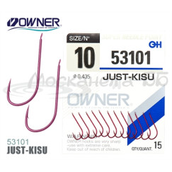         Одинарный крючок OWNER JUST-KISU №12 (15шт)