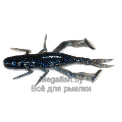 Силиконовая приманка Jackall DRAGON BUG 3 (7,6 см, упаковка — 7 шт.) цвет BLACK/BLUE SHRIMP