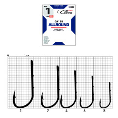 Крючки Cobra ALLROUND сер. CA129 001