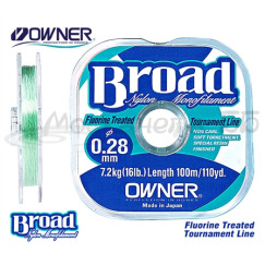 Леска OWNER BROAD, 100м, 0.28mm, 7,2kg