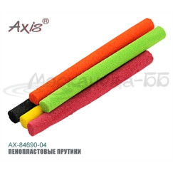 Набор пенопластовых прутиков 6мм, цвета в ассортименте, 5шт.