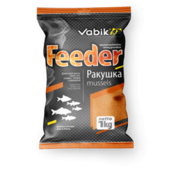Прикормка Vabik Feeder Ракушка 1кг 