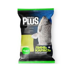 Прикормка Amatar Plus Линь-Карась Марципан 1кг 