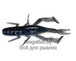 Силиконовая приманка Jackall DRAGON BUG 3 (7,6 см, упаковка — 7 шт.) цвет BLACK/BLUE SHRIMP