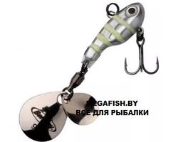 Berkley-Pulse-Spintail-Glow-Silver-Zebra