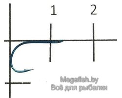 Крючок одинарный Owner 53117  №8 (упаковка 11 шт)