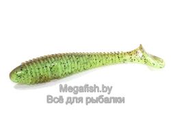 Силиконовая приманка Keitech Swing Impact Fat 3.8 (8.5гр,9.7см,упаковка 6 шт) цвет 401 Green Pumpkin Chartreuse