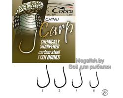 Крючок одноподдевный Cobra CARP CHINU сер.807NSB (упаковка 10 шт) размер 001