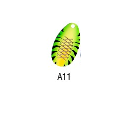 Вращающаяся блесна Akara  Lite Series Spin Bee 2 (5.5гр) цвет A11