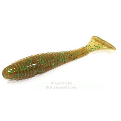 Силиконовая приманка Keitech Swing Impact Fat 3.3 (5.7гр,8.3см,упаковка 7 шт) цвет EA#02 Peach Green FLK